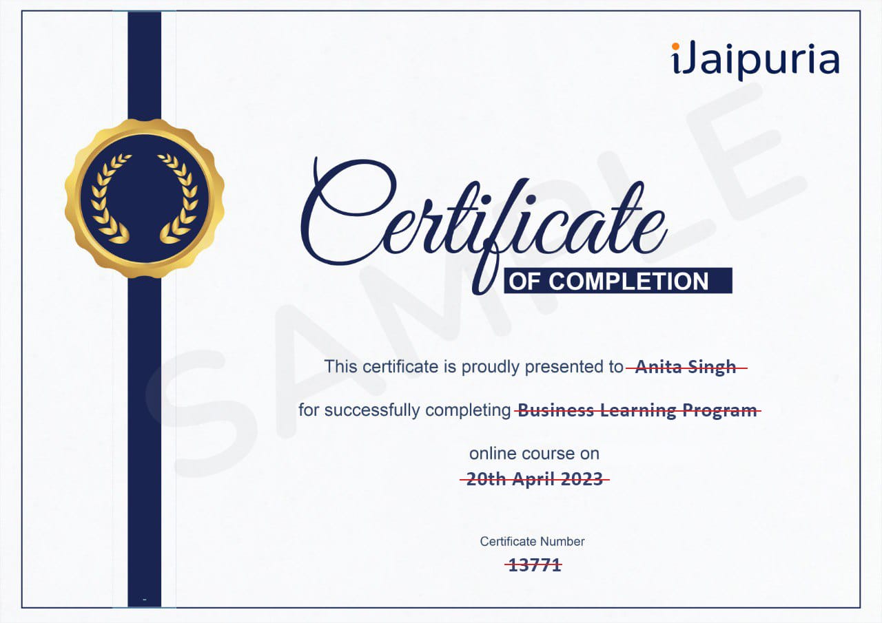 Business Learning Program ijaipuria-