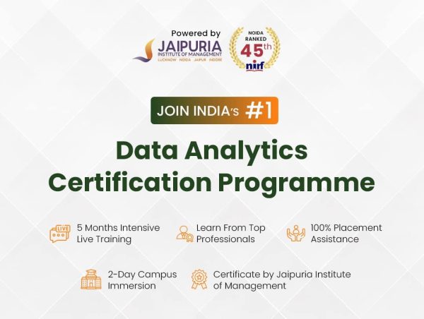 Data Analytics Professional Certification Programme (Application Form Fees)