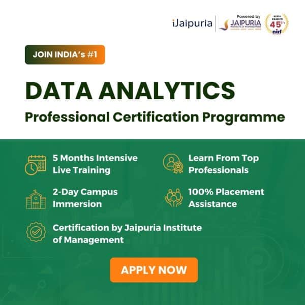 Data Analytics Professional Certification Programme