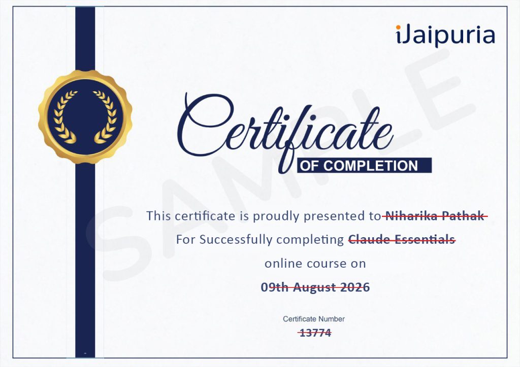 Claude Essentials Certificate